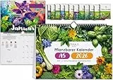 Milula Studios Einpflanzbarer Kalender 2026 – Pflanzkalender & Saatgut Kalender 2026 mit Minimalistn & Samen für Kräuter, Gemüse, Obst & Blumen – Nachhaltig & Adventskalender (Pflanzkalender, A5)