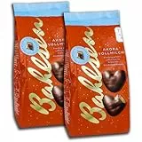 2 er Pack Bahlsen Akora Vollmilch2 x 150g Braune Lebkuchen-Herzen mit Frucht-Füllung und Überzug aus Vollmilchschokolade