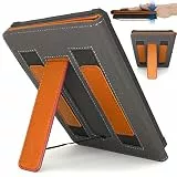 Hülle für Kindle Paperwhite 2021 11. Generation 6,8-Zoll PU-Lederbezug H02 - Kakipflaume
