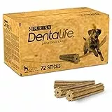 PURINA Dentalife Multipack Hunde-Zahnpflege-Snacks reduziert Zahnsteinbildung Maxi 72 Stück