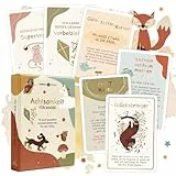Lebenskompass Affirmationskarten Kinder - 40 Achtsamkeitskarten für Kinder ab 3 Jahren für positives Denken, Selbstliebe, Mut und Dankbarkeit