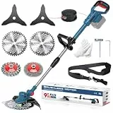 Akku Rasentrimmer für Makita Rasentrimmer Akkus mit Unkrautbürste