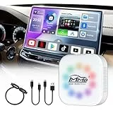 MMB WJAN-TV2.0 CarPlay, Wireless CarPlay, CarPlay Adapter Online YouTube/Netflix 2025 Neuer Upgrade-Dongle Mit HDMI Ausgang, Video-TV-Box,Android 12.0 Auto Wireless Adapter Für OEM Apple CarPlay Autos