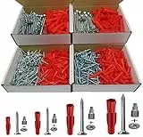 TOX TRI Sortiment !!!500 TEILIG!!! 5 6 8 10mm DÜBEL + SCHRAUBEN +BITS