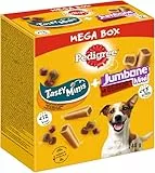 PEDIGREE Mega Box Tasty Minis Huhn und Enten Geschmack + JUMBONE Mini Rind und Geflügel Geschmack 740g