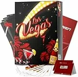 MORD bei Tisch Krimidinner für Zuhause - 5 bis 7 Personen - Der Las Vegas Fall - Das Krimi Spiel ab 16 Jahren – Ideal als Krimi Dinner für eine mörderische Dinnerparty