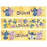 Dekora, Stitch Kuchenband, Essbare Dekorband für Torten, Offizielles Disney-Design, Perfekt für Kindergeburtstage & Motto-Partys, Einfache Anwendung 21x5 CM
