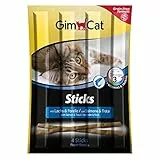 Gimcat Sticks - Softer Kausnack Als Belohnung Mit Hohem Fleischanteil Und Vitaminen , 24 X 4