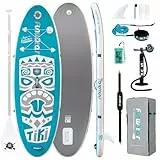 FunWater Stand Up Paddle Board Aufblasbares Paddleboard Ultraleicht Aufblasbare Paddleboards für Alle Schwierigkeitsstufen Stand Up Paddle Board Paddleboard mit SUP Zubehör