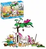 PLAYMOBIL | Magic Unicorns | Zauberhafter Einhorn-Stall für Mama und Fohlen | Fantasievolles Spielset für Einhornfans | Mit liebevollen Accessoires Kinder ab 4 Jahren | 71839