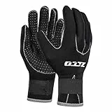 ZCCO 3mm Neoprenanzug Handschuhe Thermohandschuhe Männer Herren Anti-Rutsch-Handschuhe für Frauen Schwarz (3mm, S)