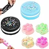 GWAWG 2 Stück Biscuit Stress Relief Toy und 4 x Squishy Spielzeug Mini Katzenpfoten, Soft Squeeze Biscuit Toys, Montessori Sensorisches Quetschspielzeug für Autismus Spielzubehör