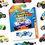 Hot Wheels Color Shifters - Fahrzeuge die in warmem Wasser die Farbe wechseln, große Vielfalt an Design- und Farbmöglichkeiten, für Rennen und Farbwechsel-Spaß, ab 3 Jahren, BHR15