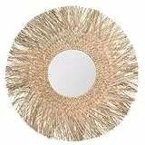 Atmosphera - Spiegel Ael - Schilfrohr D. 80 cm - Beige