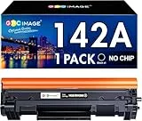 GPC IMAGE 142A Toner Kompatible für HP 142A Schwarz 142X, für HP Laserjet MFP M140w Toner M110w M110 MFP M140 MFP M139w M139 W1420A W1420X (Kein Chip, 1er-Pack Schwarz )
