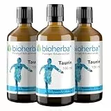 3 Stk. Taurin Tropfen, Tinktur 100 ml – 140 mg pro Tagesportion mit Vitamin B1 von BIOHERBA PZN 18217970