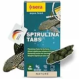 Spirulina Tabs 24 Tabs | pflanzenfutter | ohne farb- und konservierungsstoffe | mit 24% spirulina | haftet an der Scheibe
