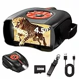 4K Digital Nachtsichtgerät Fernglas Jagd: Nachtsicht Militär mit 4.5' IPS Bildschirm 10X Zoom - Geschenke für Männer Vater Freund Ehemann - Infrarot Wärmebildkamera Binocular für Camping Beobachtung