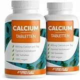 Calcium Tabletten 360x - optimal hochdosiert mit 800 mg Calcium pro Tag - Erhalt normaler Knochen & Zähne - hochwertiges Calciumcarbonat - laborgeprüft mit Zertifikat - 100% vegan - 6-Monatsvorrat