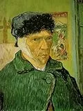 Puzzle 1000 Teile Erwachsene Selbstporträt mit verbundenem Ohr von Vincent Van Gogh 70 x 50 cm Puzzles für Erwachsene Klassische Puzzles 1000 Teile Erwachsene Van Gogh Puzzle
