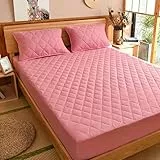 Spannbetttücher Bettmatratzenbezug Deep Elasticity Fitted Sheets Doppel- / Einzelschutz All-Inclusive Bedsure Verdicken Sie den Matratzenbezug und spielen Sie eine wasserdichte, anti-milde, antibakter