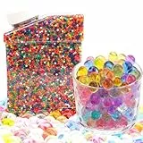 sebudion Wasserperlen 60.000 Stück inkl. 30ml Werkzeug für Einfache Anwendung Püree, Bunte Gelperlen Ungiftig Wiederverwendbare, Water Beads für Dekoration, Pflanzen, Vasenfüller