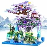 FORMIZON Chinesische Architektur Bausteine, 4574 Teile Architecture The Moon Palace Pavilion Micro Mini Bausteine, DIY Modell Landschafts, Klemmbausteine Pflanzen Chinesische deko Geschenk
