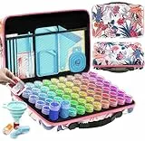 ARTDOT 5D Diamond Painting Zubehör Boxen, 60 Stück Diamond Painting Aufbewahrungsbox für Diamond Painting Bilder Steine Samen Schmuck Strass Perlen DIY Handwerk Als Geschenk