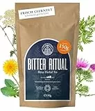 Bittertee stark Monte Nativo (150g) – Kräutertee lose - Löwenzahn, Wermutkraut, Schafgarbe, Kamillenblüten, Pfefferminztee & weiteren Kräutern – Bitterstoffe Тее – Naturrein & aromatisch - Bitter Tee
