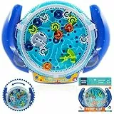 TaimeiMao 3D Maze Labyrinth,3D Maze Puzzle,Geschicklichkeit Labyrinth Puzzle,Labyrinth Spiel,Partyspaß Geduldspiele,Kinder Geschenke,Geschicklichkeitsspiel für Kinder ab 3+ Jahren, Blau