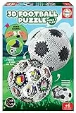 Educa - 3D Fußball Puzzle | Build & Play Ball für Kinder ab 6 Jahren, 3D Puzzle Kinder Basteln Spielen, Geschenk für Jungs (19210)