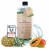 GRASHÜPFER® Öko Bodenreiniger für Wischroboter [TROPISCH] - Wischroboter Reinigungsmittel kompatibel mit Roborock, Dreame, Ecovacs & Co. geeignet für Laminat, Parkett, Vinyl & Fliesen - 1000ml