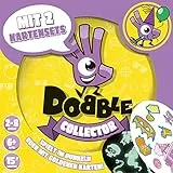 Asmodee, Dobble Collector, DE-Version, Familienspiel, Kartenspiel, Schnelles und lustiges Gesellschaftsspiel für die ganze Familie, 2-8 Spieler, ab 6 Jahren, 15 Minuten