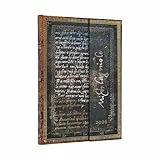 Paperblanks | 2026 Safawidisch Indigo | Safawidische Bindekunst | 12-Monatskalender | Midi | Horizontal | mit Klappumschlag | 160 Pg | 100 GSM