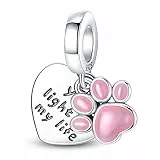QIKAOLA 925 Sterling Silber Charms Beads für Pandora Strand Ozean Liebe Familie Tiere Charms Anhänger Fit für europäische Armbänder und Halsketten