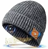 HANPURE Geschenke für Männer Bluetooth Mütze - Mütze mit V5.0 Bluetooth Kopfhörer Sinnvolle Geschenk für Mann der Alles Hat, Wintermütze Herren Weihnachten Männer Coole Sachen für Jungs