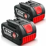 2X 5.5Ah/5500mAh Ersatzakku für bosch18V BAT618 BAT618G BAT609 BAT609G BAT619 BAT619G BAT610G BAT610 BAT612 BAT622 18V Akku Ersatzteile