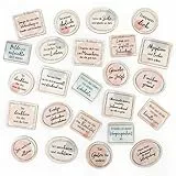 Logbuch-Verlag 24 Selbstfürsorge Holztaler Anleitung zum Glücklichsein Geschenk Geburtstag Valentinstag Gute Vorsätze Glücksbringer 5-6 cm