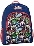 Marvel Rucksack | Avengers Tasche Jungen | Vorschulrucksack Jungen | Hulk Kinder Schultaschen | Blau Einheitsgröße