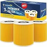 3x Filter für Kärcher Staubsauger Ersatz für Kärcher WD3 Filter kompatibel mit Premium WD2 WD 3 WD1 MV3 MV2 ersetzt 6.414-552.0, 6.414-772.0, 6.414-547.0 gegen Feinstaub/Gerüche