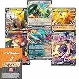Pokemon Karten Jumbo 2 zufällige Karten, Pokemon Jumbo XXL Cards, 2er-Pack Giant GX VMAX Mega V Karten, Pokemon Karten original, Offizielle Pokémon Karten englische Sprache.