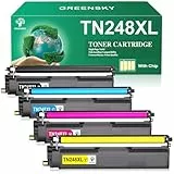 GREENSKY TN248XL TN248 Kompatibel für Brother MFC-L3760CDW Toner Brother MFC-L3740CDWE MFC-L3740CDW Brother DCP-L3560CDW TN 248 Brother DCP-L3520CDWE MFC-L8390CDW Brother HL-L3240CDW HL-L3220CWE
