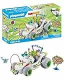 PLAYMOBIL Funstars 71633 Rasender Professor, Kart mit Rückzugsmotor, dynamisches Spielset für spannende Rennen, detailreiches Spielzeug für Kinder ab 4 Jahren