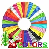 dikale 1.75mm 3D Stift Filament PLA Nachfüllungen 30 Farben, jede Farbe 3 Meter, glatte Druck Nachfüllungen für 3d Drucker Stift