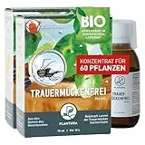Plantura Bio-Trauermückenfrei Neem, hochwirksames Gießmittel gegen Trauermücken aus Neem, 150 ml (2x 75 ml einzeln verpackt), für ca. 60 Pflanzen