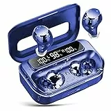 Bluetooth Kopfhörer,Kopfhörer Kabellos Bluetooth 5.3 In Ear Kopfhörer mit 4 ENC Noise Cancelling Mic,2025 Kabellose Kopfhörer 128Std Spielzeit LED-Anzeige, IP7 Wasserdichte Ohrhörer Touch Control