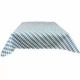 JEMIDI Stofftischdecke für Biertische Tischdecke Bierbank Bierzelt Bierzelttisch Garnitur Biertische Tischdecken Decke Tisch 90cm x 240cm für Biertische Bayrische Raute