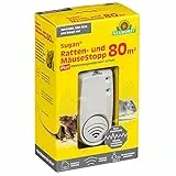 Neudorff Sugan Ratten- und MäuseStopp 80 m² - Ultraschall vertreibt Ratten und Mäuse sofort und dauerhaft aus Haus, Keller und Garage. Anti Gewöhnungseffekt, 1 Stück