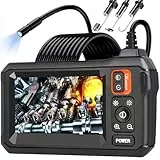 Daxiongmao Endoskopkamera Mit Licht, Ip67 Wasserdichtes Endoskopkamera, 1080 HD Inspektionskamera, Endoskop Rohrreiniger, Endoskopkamera Handy, 16.5ft Rohrreinigungsspiraler, Gadgets Für Männer(4.3')