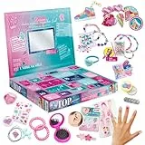 CRAZE Spielzeug Adventskalender Mädchen – Fashion DIY Adventskalender 2025 mit Diamond Painting, Loops Bands, BFF Perlen, Aufkleber-Nägel & Accessoires – Trendiger Bastelspaß für junge Fashionistas